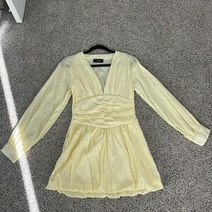 Yellow Mini Dress